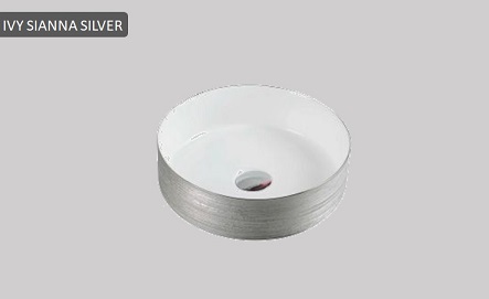 IVY SIANNA SILVER BASIN 355MM x 120MM